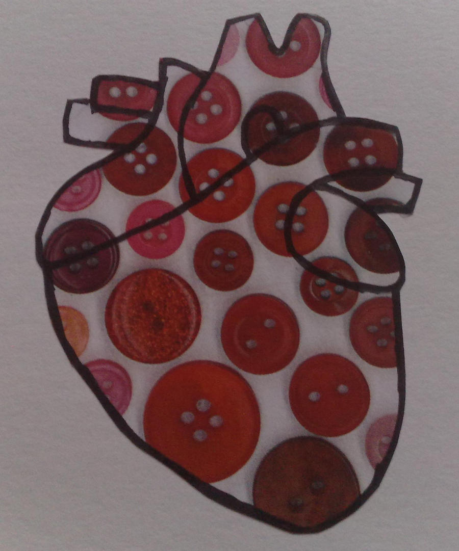 heart with buttons