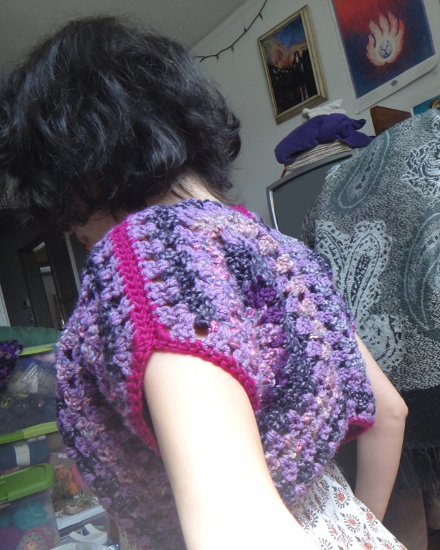 Small Purple Shrug