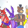 The FNAF gang (my AU)