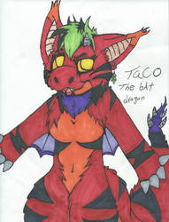 Taco the bat dragon ROAR!