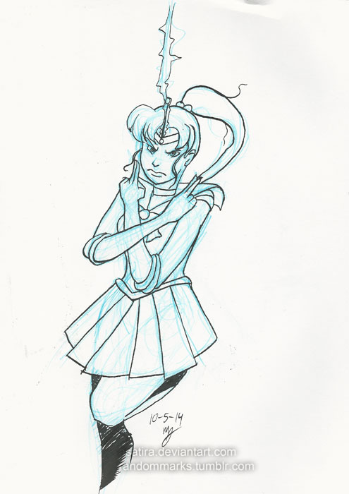 Inktober Day 5 Sailor Jupiter