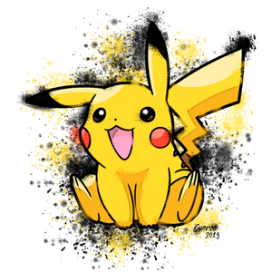 Grafitti Pikachu