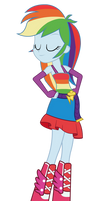 Rainbow Dash (dance club dress) 2 - Equestria girl