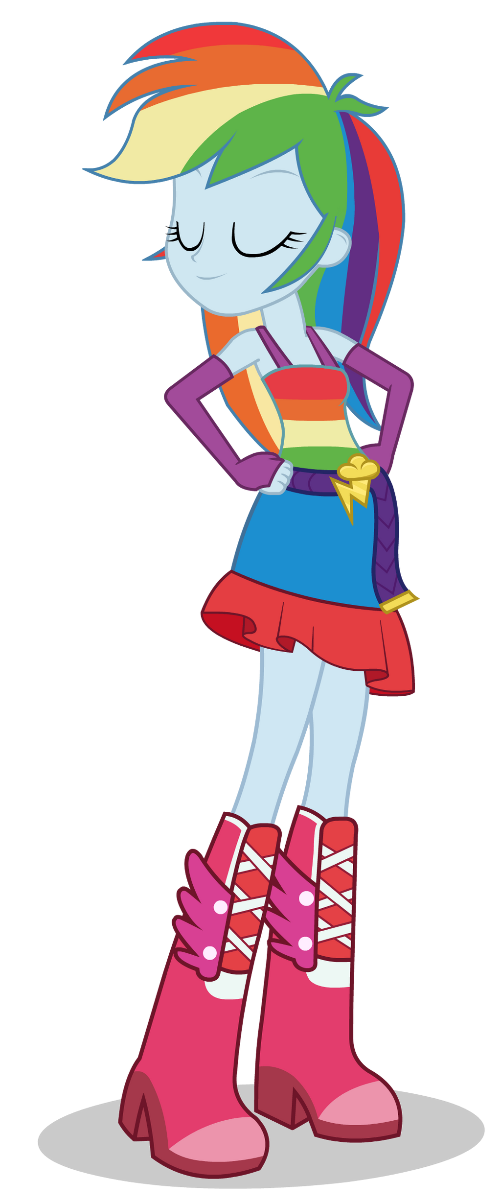 Rainbow Dash (Fall Formal) Minecraft Skin