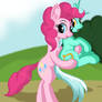 Pinkie Pie with Lyra