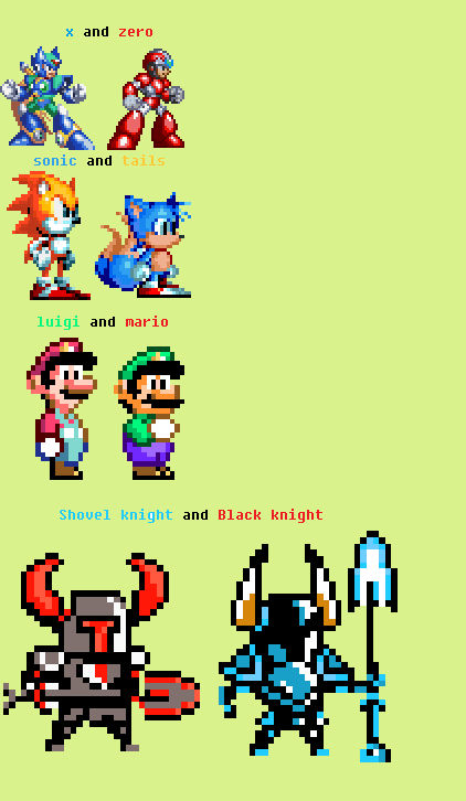 What if characters has their Palette Swapped up.? by PacocaDeGoiabada ...