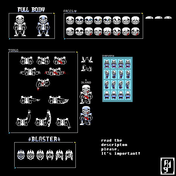 Custom Sprite Sheet - Undertale - Sans by Banane-Surprise on DeviantArt