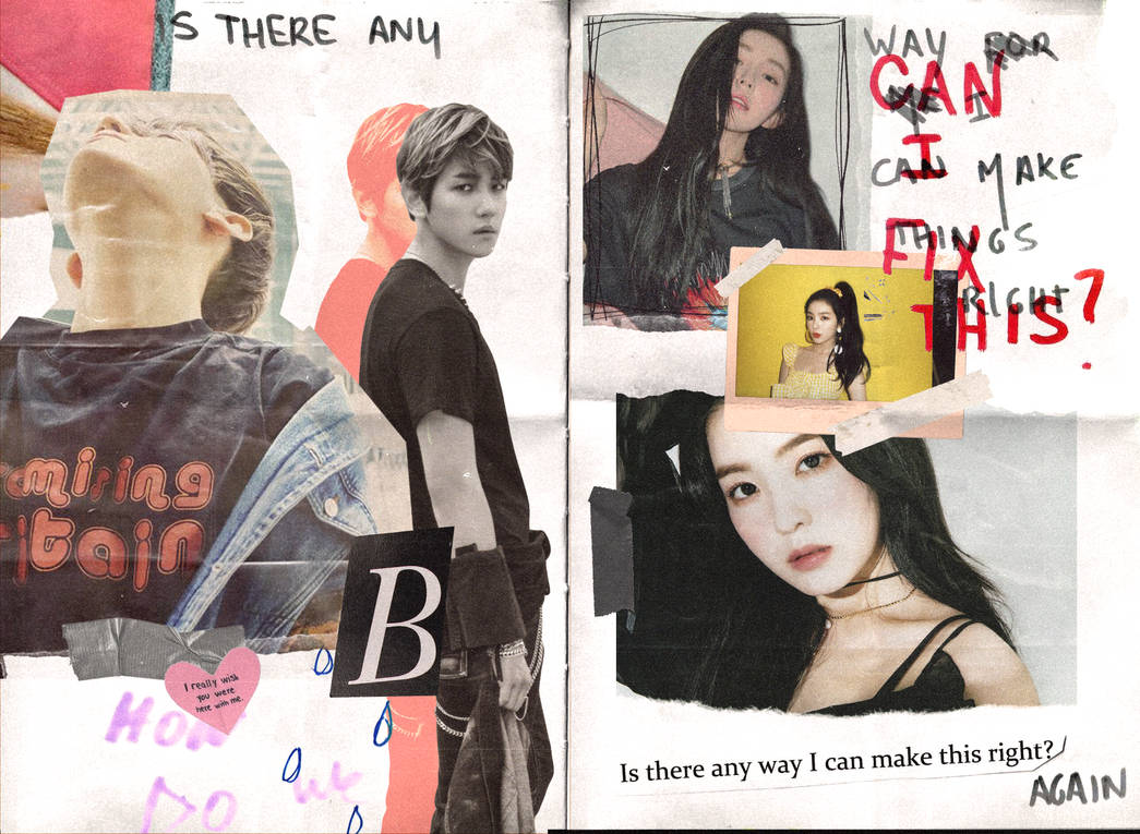 irene + baekhyun journal template (psd download) by ozgiss on DeviantArt