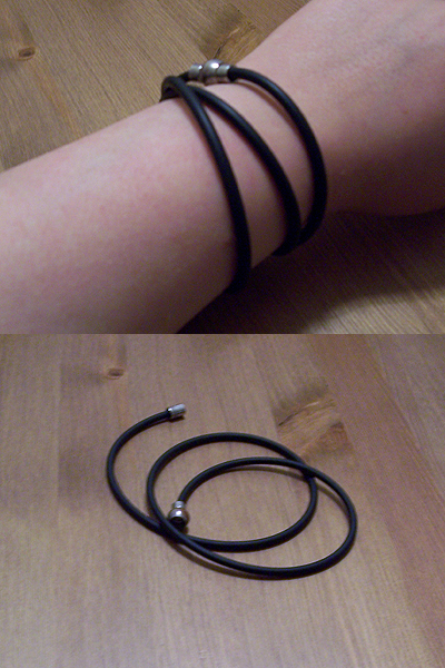 Rubber String Bracelet