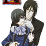 Ciel Phantomhive And Sebastian Michaelis Render