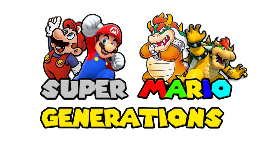 Mario Generations Super Mario Generations Logo by NintendoMarioBros4 on DeviantArt