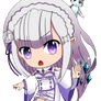 AT: Emilia (from Re Zero Kara Hajimeru Isekai Sei)