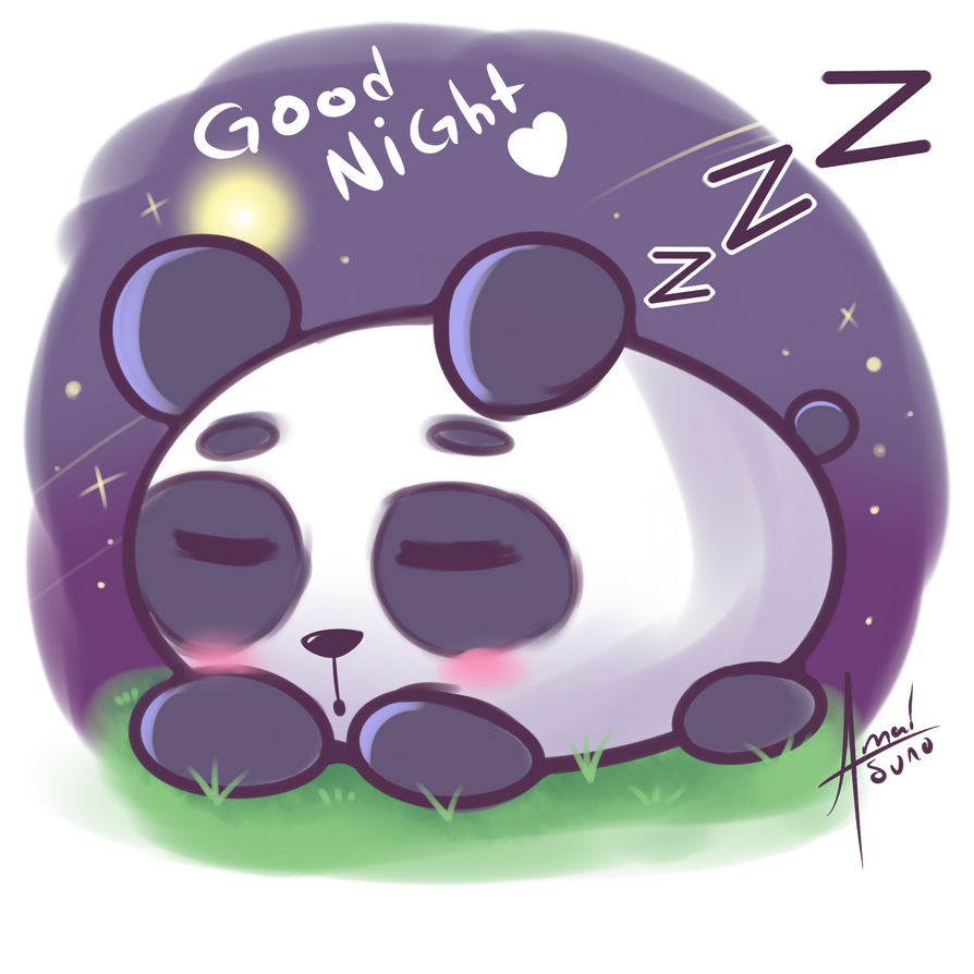 Gnight Panda by amaitsuno