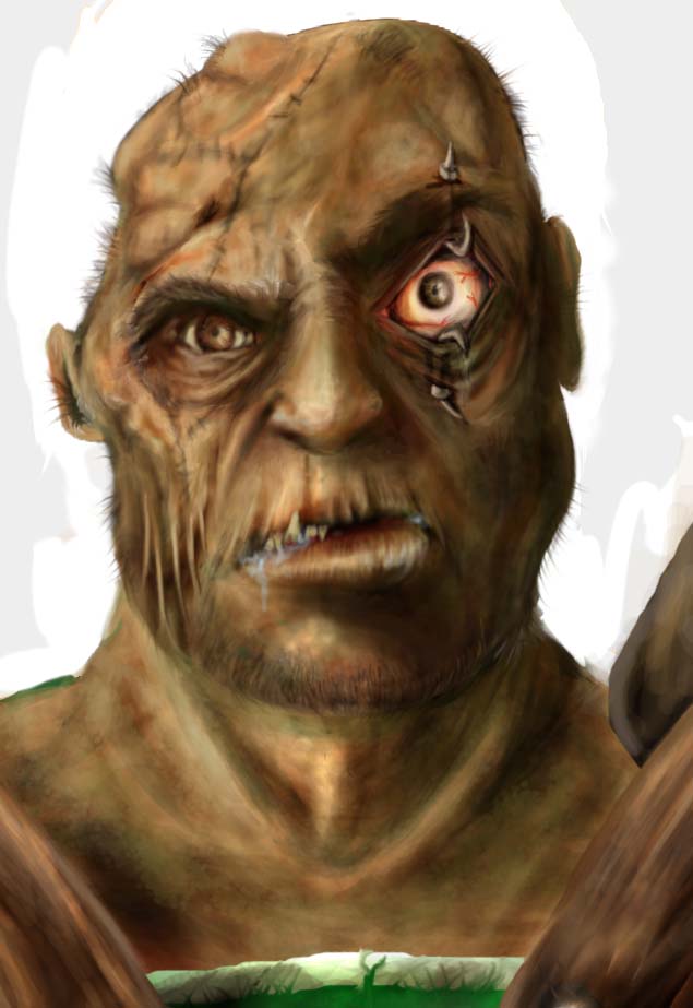 Fallout Super mutant Head