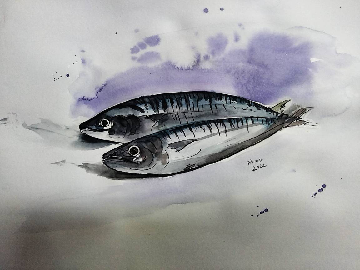 WATERCOLOR INK FISH ART 2022!! by ABEERRCREATES on DeviantArt