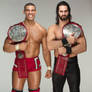 Jason Jordan and Seth Rollins