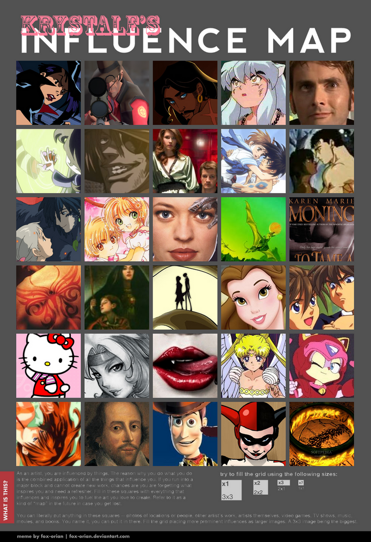 Influence Meme 2010 by CopperHearte on DeviantArt
