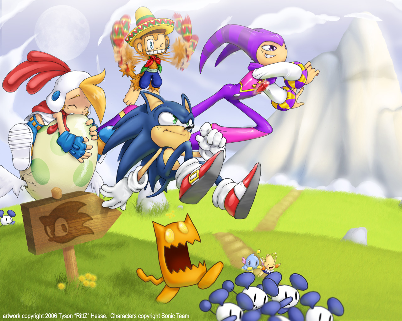 Sonic Team SuperHappyFunTime by tysonhesse