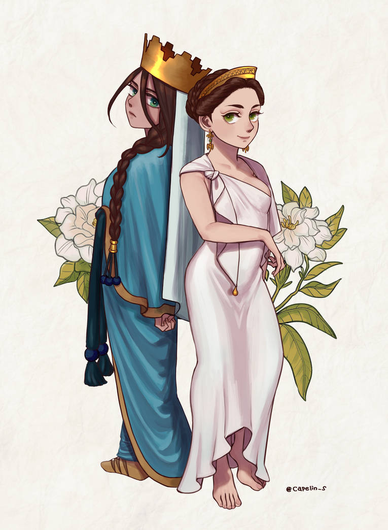 Greek Queen Deviantart Hellenistic Queens by capelinssm on DeviantArt