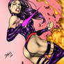 Psylocke by Ed Benes Colored