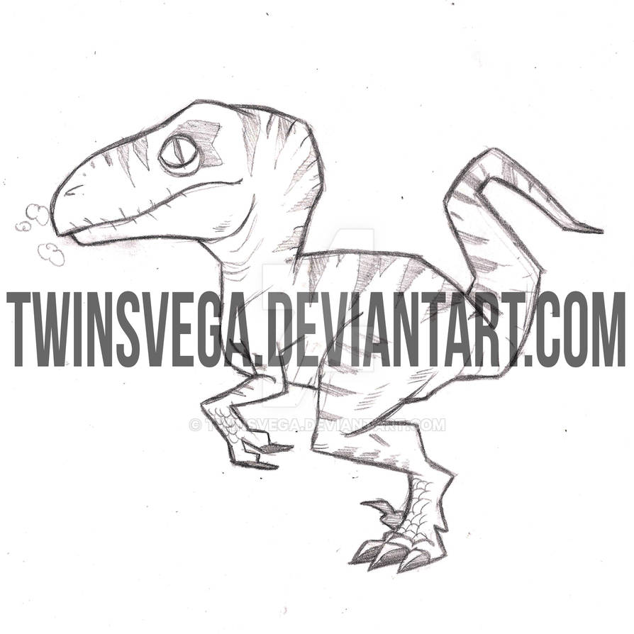 Chibi Jurassic World Raptor by Twinsvega on DeviantArt