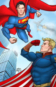 Superman vs Homelander