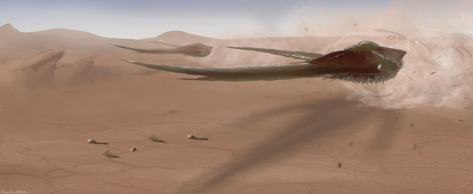 Insect space ship scene by T0ffel on DeviantArt