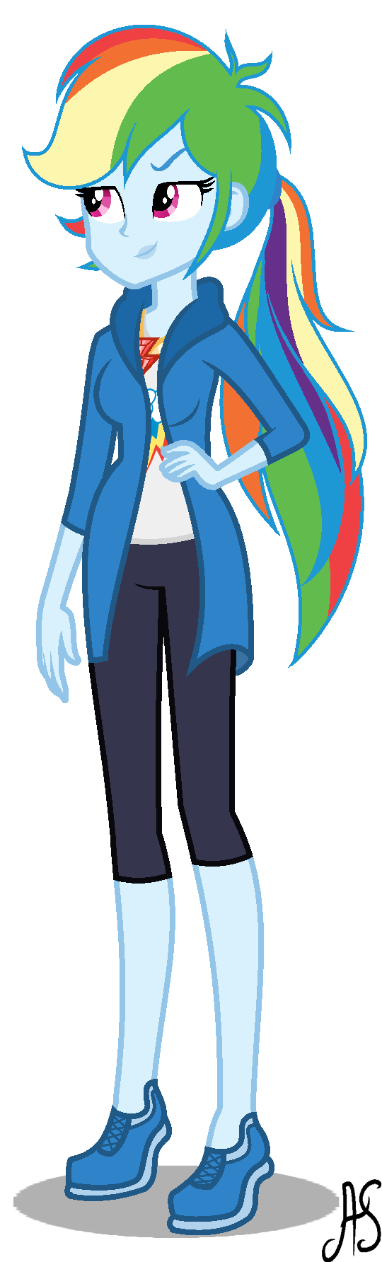 Rainbow dash top mlp eg