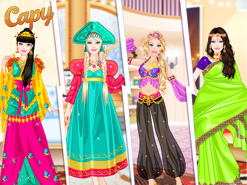 Barbie indian princess discount dress up games