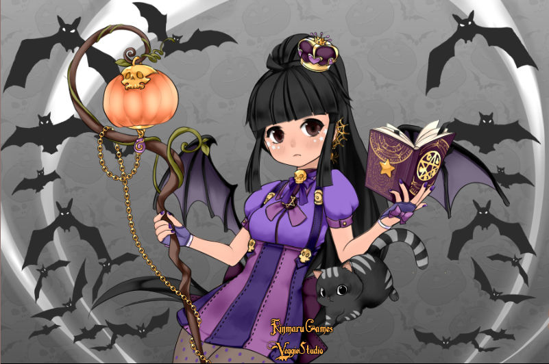 Anime Halloween Girl by MiaHalston on DeviantArt