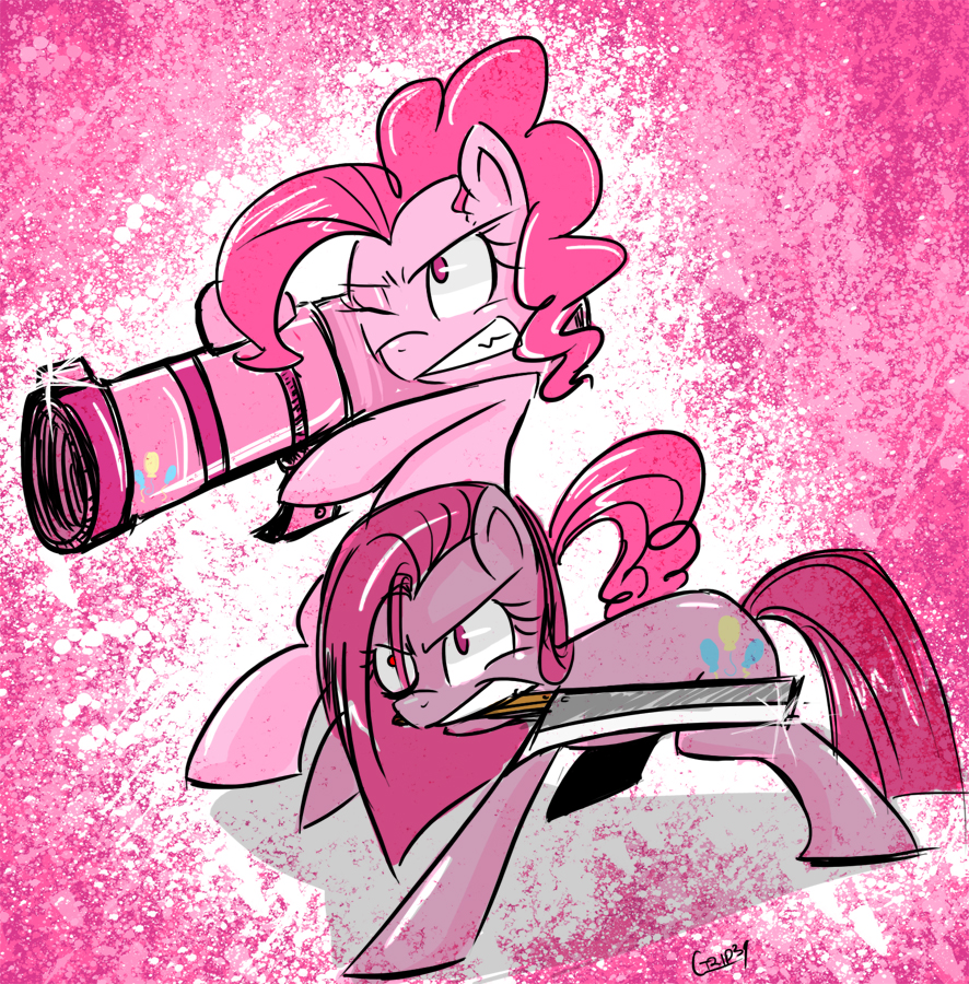 Pinkie and Pinkamina Pie: Ready for Action