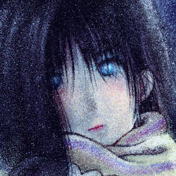 Blue Lady Melancholy (close up)