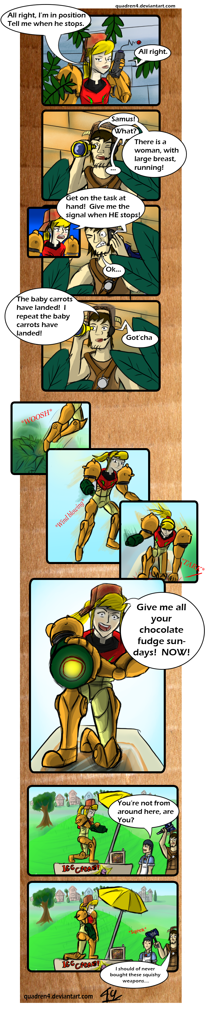 Samus and Dovahkiin: Stalking...