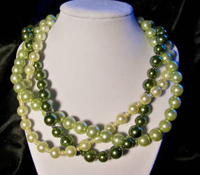 Braided Pearl necklace