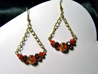 Red Swing earrings