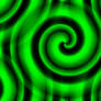 Green and Black Swirls