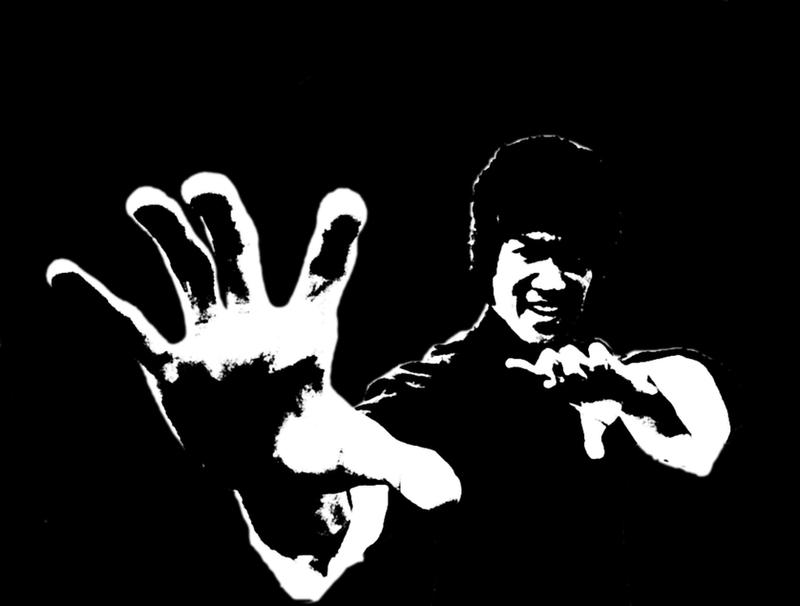 Bruce lee Stencil