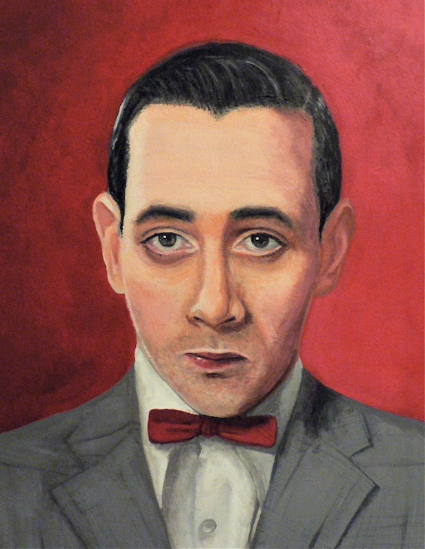 STOLEN Pee-Wee Herman portrait