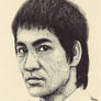 Bruce Lee Pen Portrait