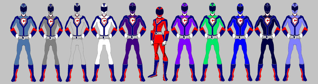 Power Rangers CYBER COMMAND (Update) by SunFalconRanger on DeviantArt