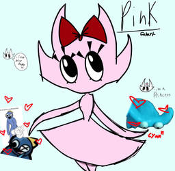 Pink fanart (cxlumbina character)