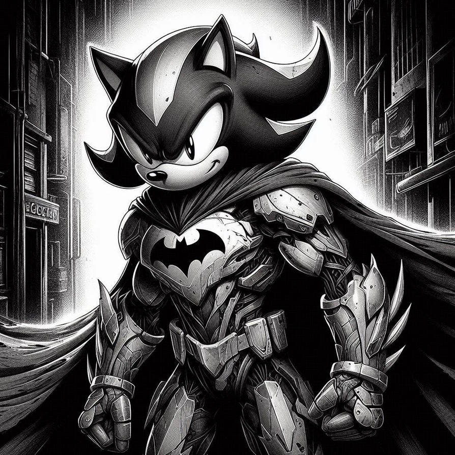 Shadow as Batman by GoldenHeart4 on DeviantArt