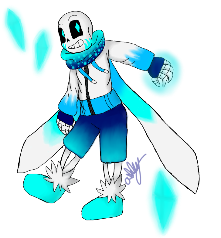 Ice!Sans pixel art by MONOSANSVM on DeviantArt