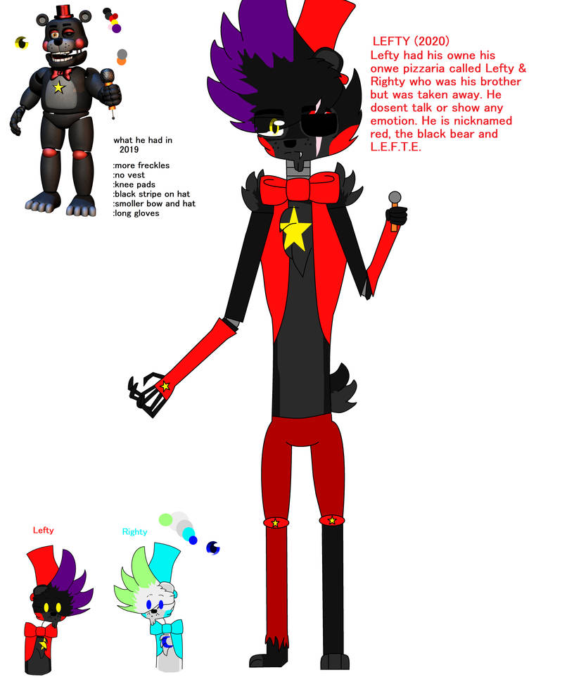 Lefty Reeeeeeee Lefty (2020 Redesign) by Froxy101 on DeviantArt