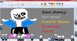 Sans shimeji (NOT MINE!)