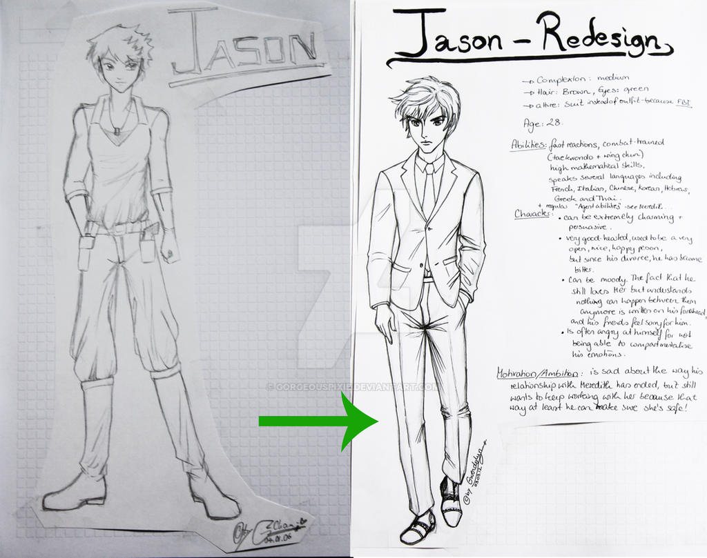 Jason Is One Design Jason - Redesign by GorgeousPixie on DeviantArt