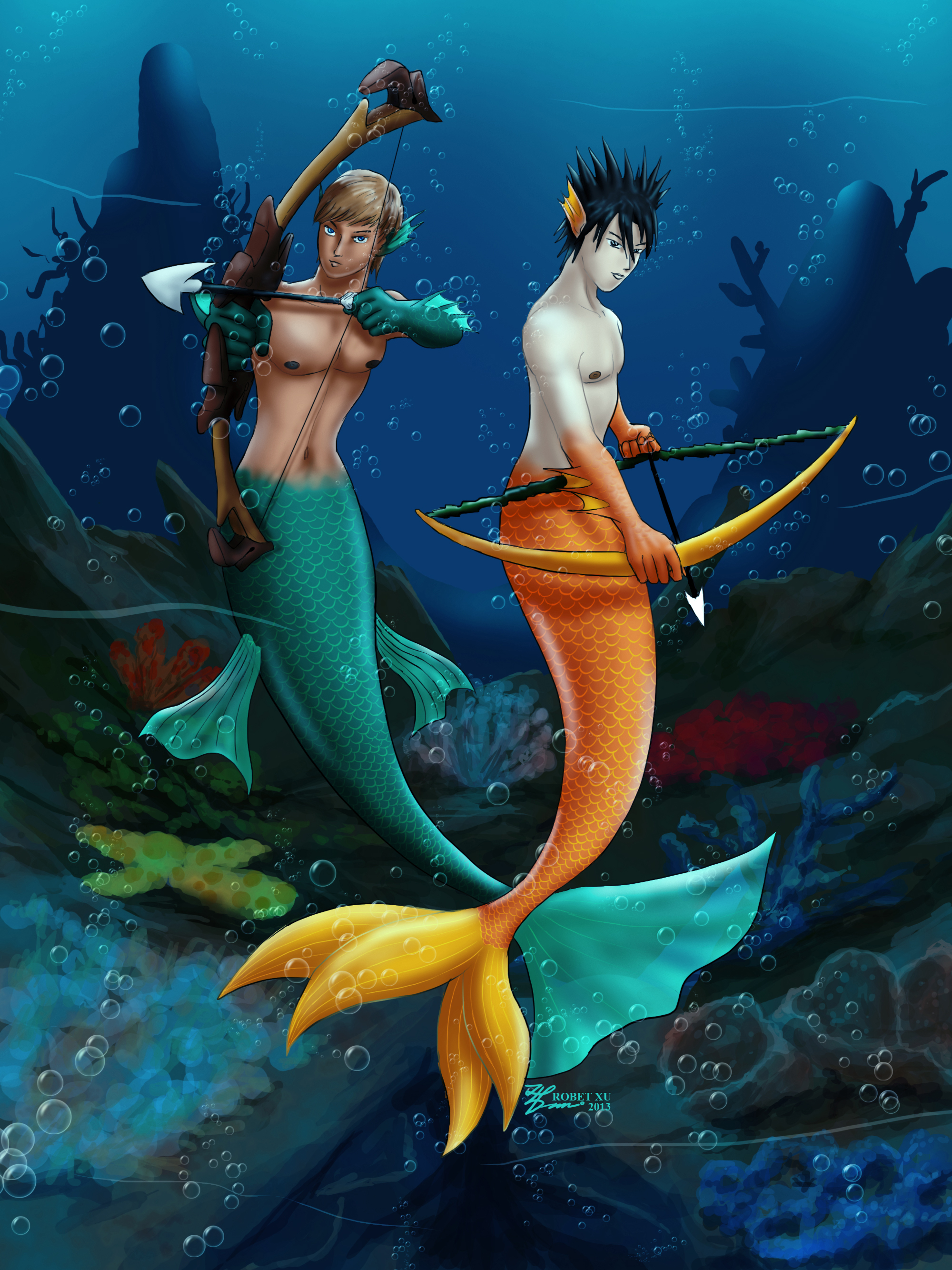 Merman Thaylen and his brother in arms