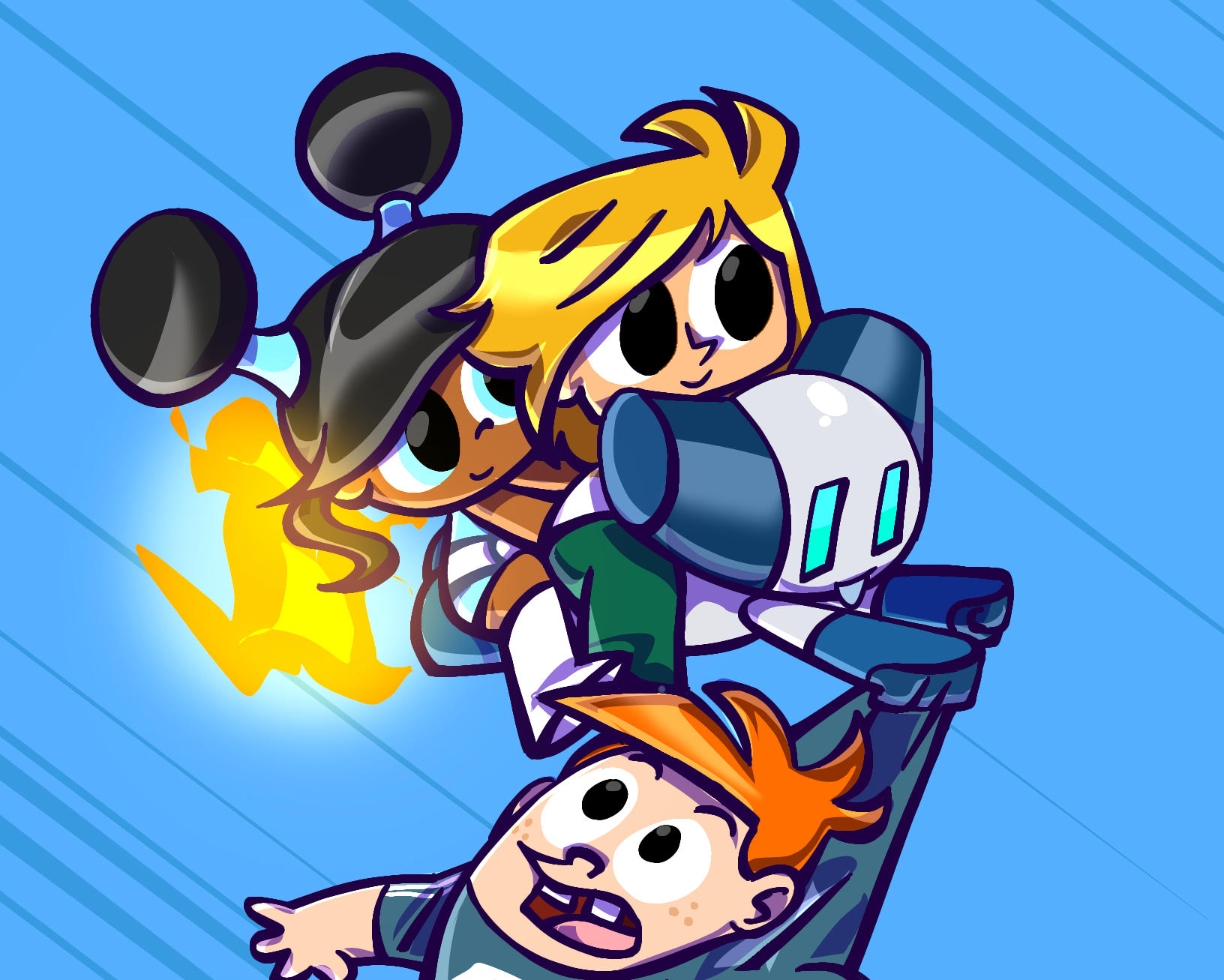 Robotboy and Robotgirl by Robotboybestie on DeviantArt