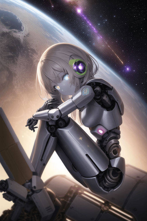 Robot Girl in Space (A.I by BraedimusSupreme95 on DeviantArt