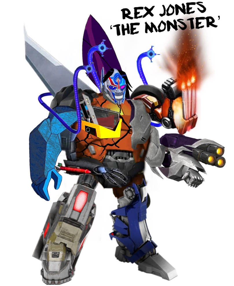 Custom Rex Oc Rex the Monster (Transformatrix OC) by BraedimusSupreme95 on DeviantArt